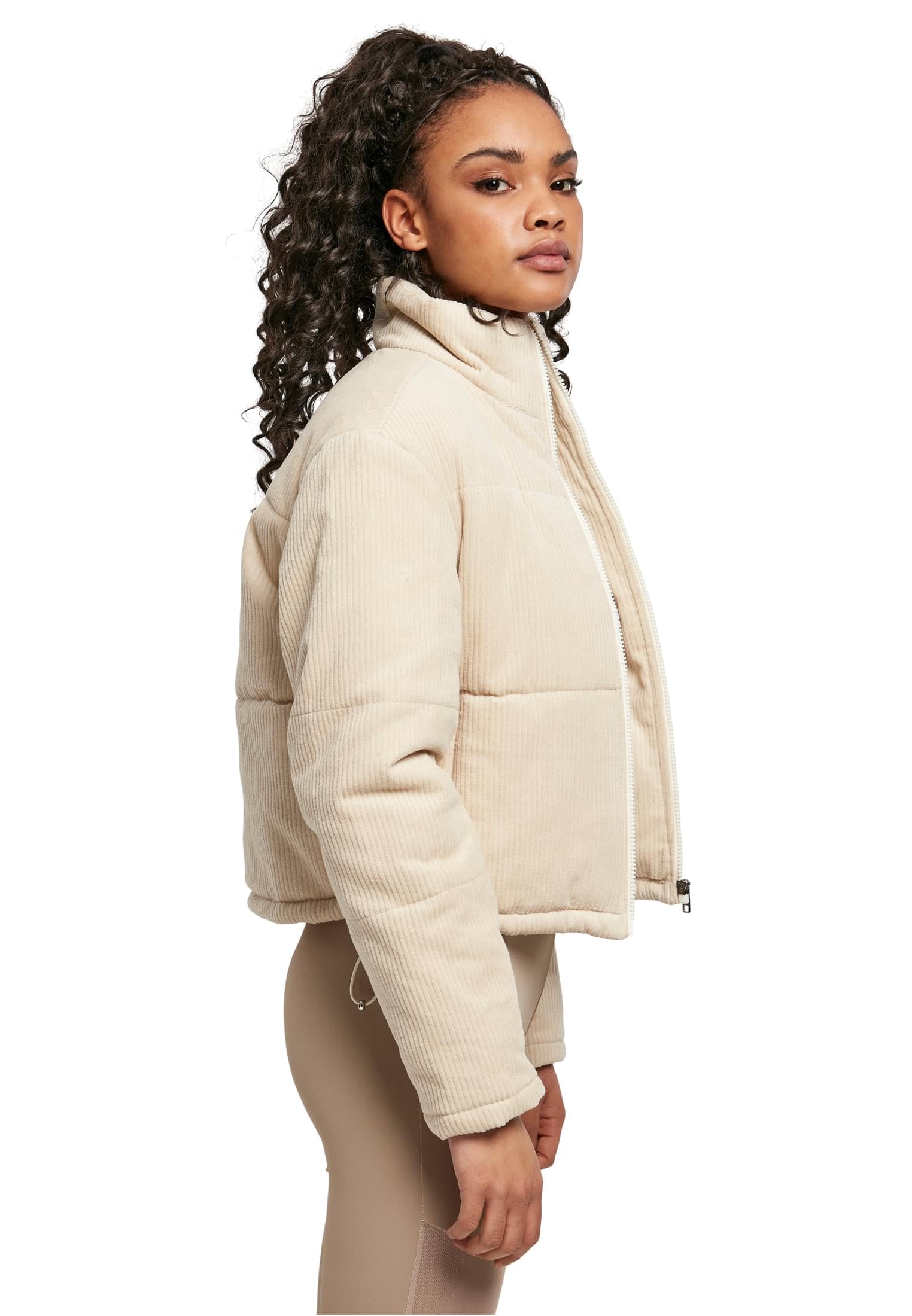 Urban Classics Ladies Corduroy Puffer Jacket Chaqueta de videojuegos Mujer