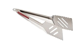 16-Inch Dual Purpose Stainless Steel Spatula Tongs