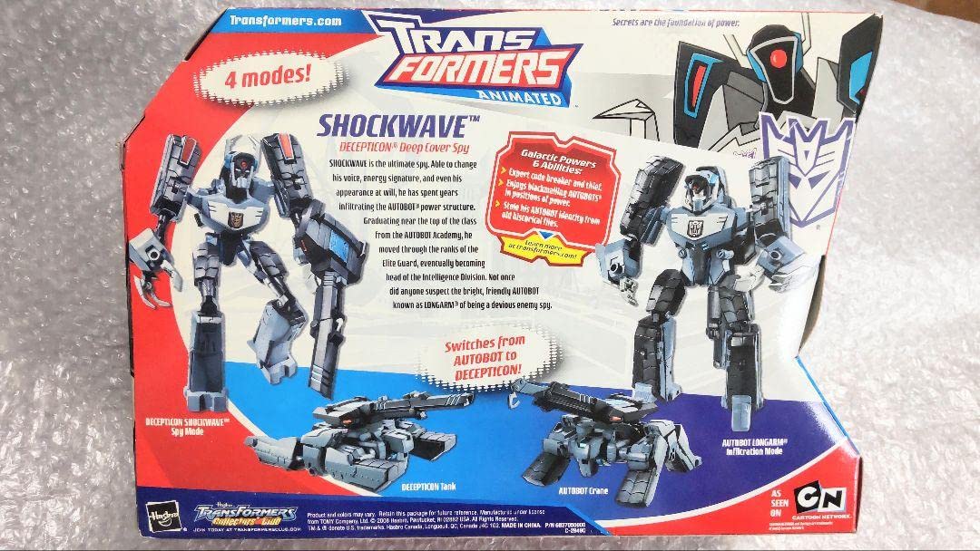 [未開封]トランスフォーマー アニメイテッドディセプティコン ショックウェーブ Amazon.co.jp: ショックウェーブ アニメイテッド