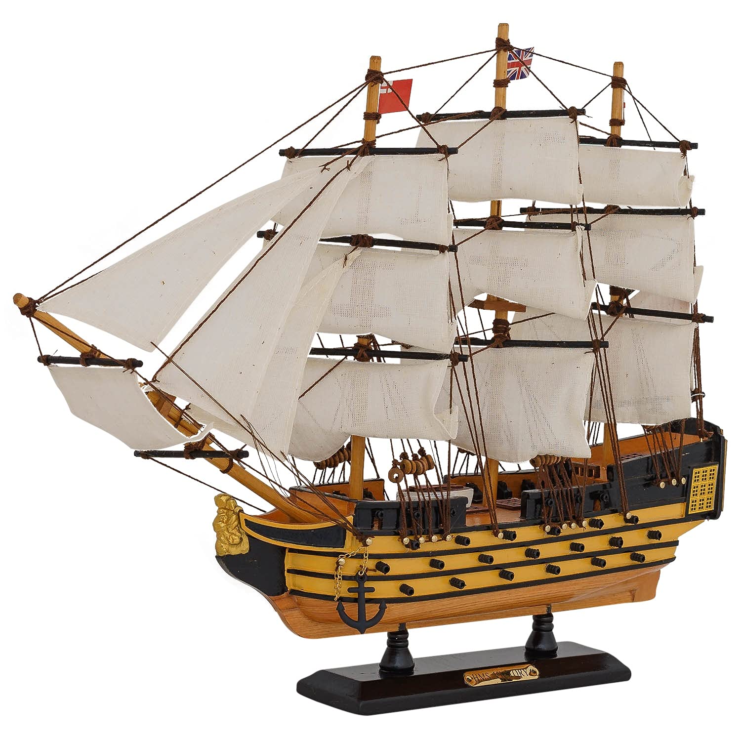 aubaho Modellschiff HMS Victory Schiff Segelschiff Maritim Deko Antik-Stil kein Bausatz