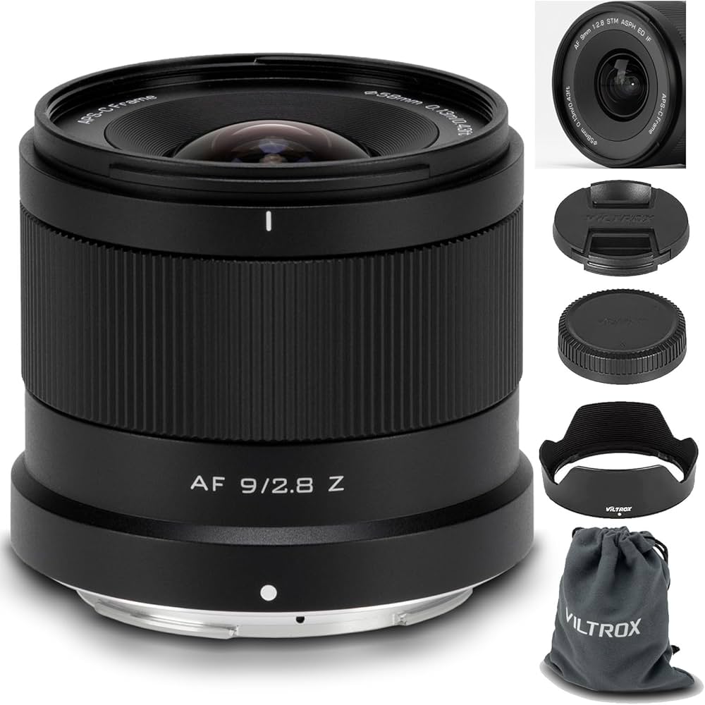 Amazon.co.jp: VILTROX 9mm F2.8 Zマウント APS-Cレンズ ニコン用