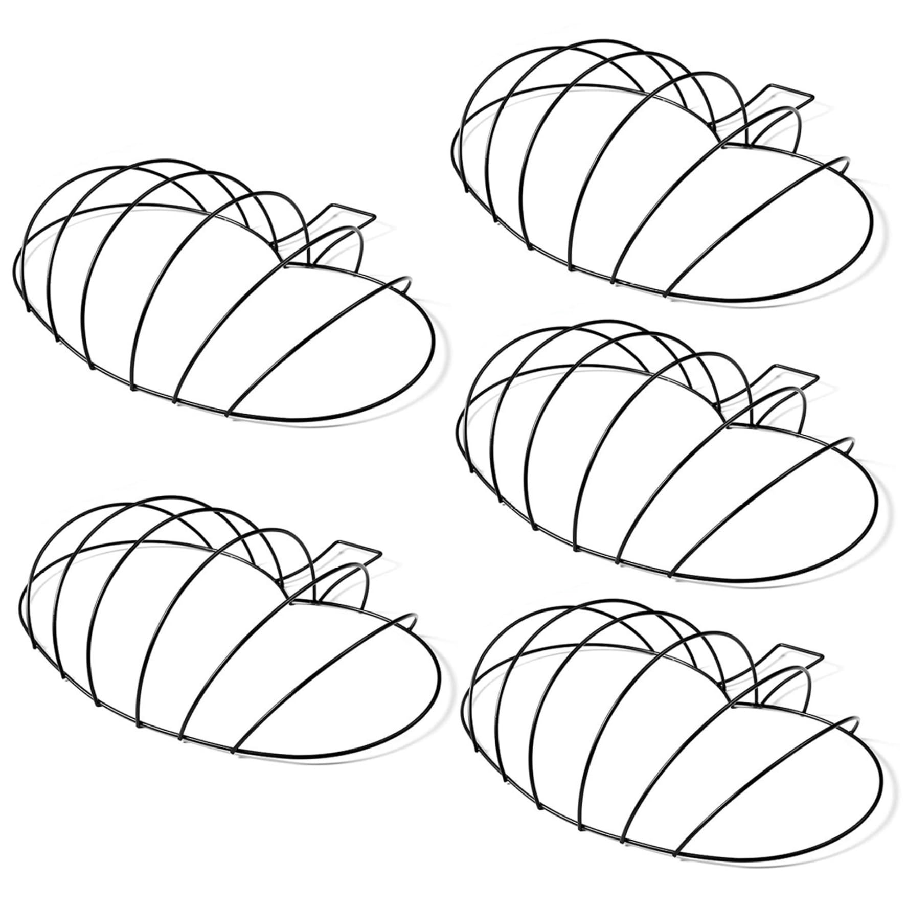 CNAFGBGG Pumpkin Wreath Form 5 Pack, Sturdy Metal, Fall & Halloween Decor.