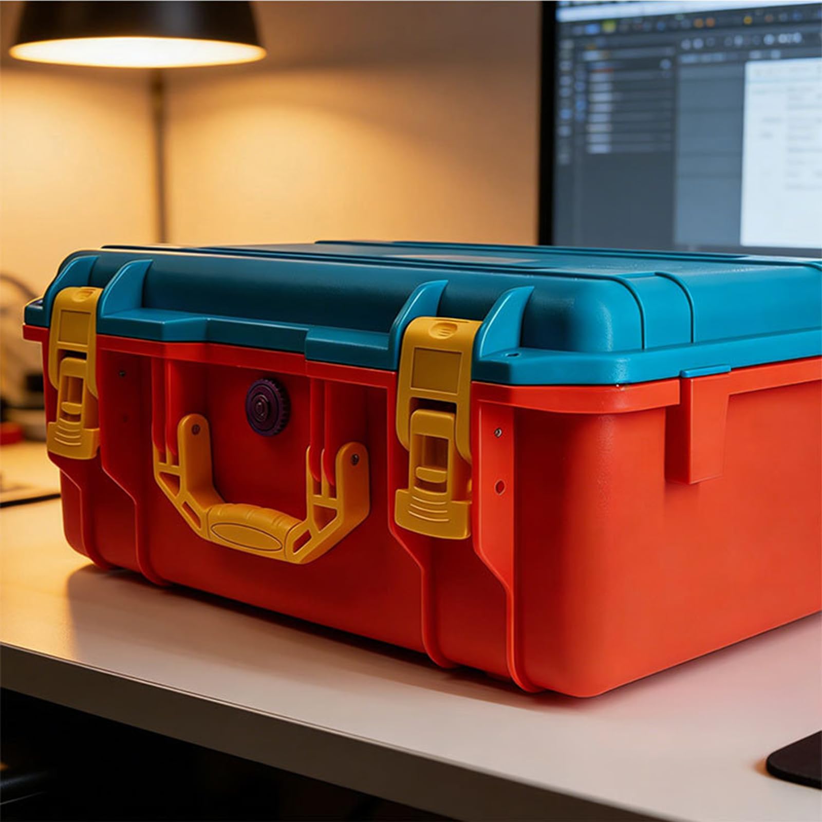 HDOYTXXM Tragbare Hartschalen Aufbewahrungstasche für Gaming Konsole für Reisen, Heimbüros, nur Tasche, tragbar