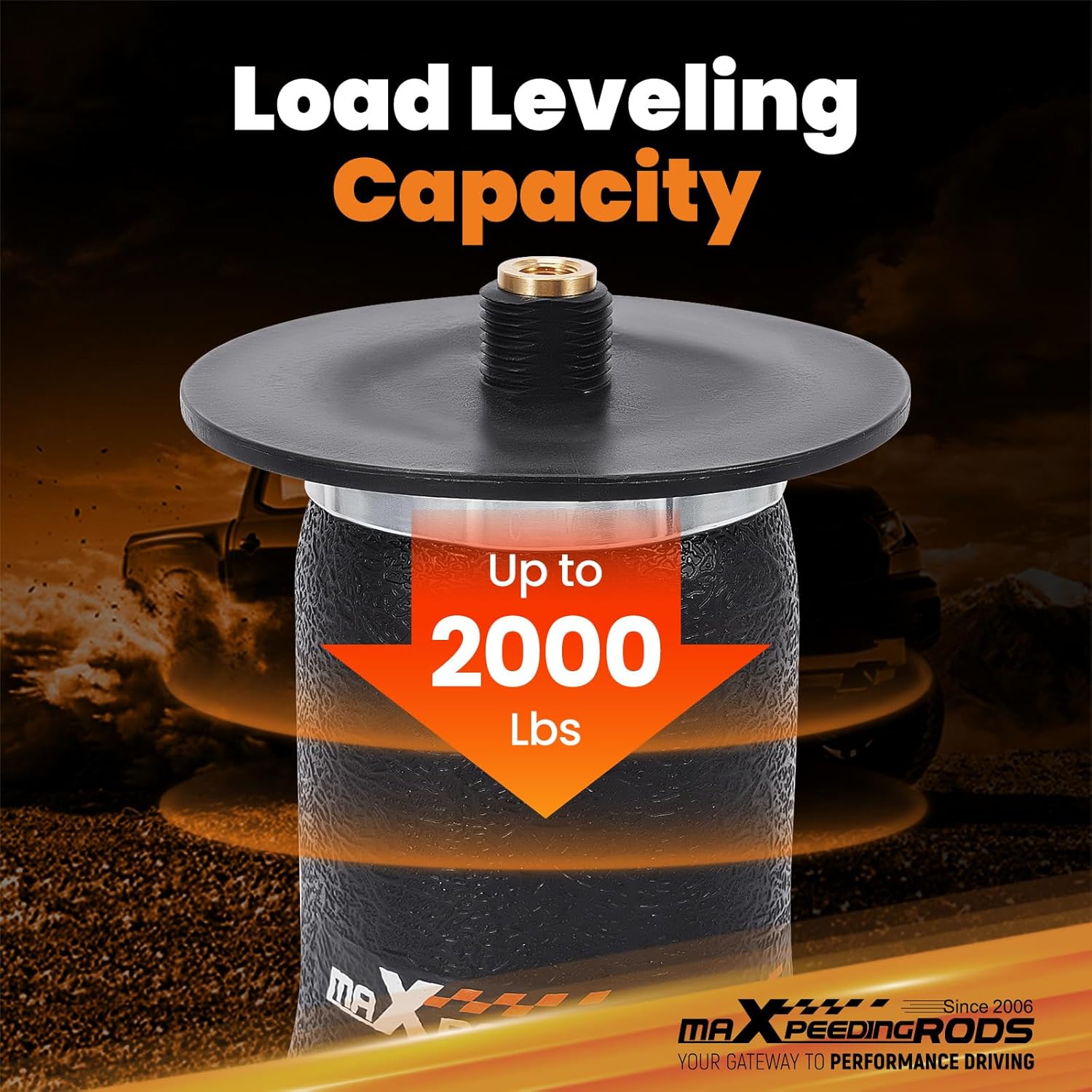 maXpeedingrods Rear Air Suspension Bags Kit for Chevrolet Colorado GMC Canyon 2WD 4WD 2015-2024 Air Helper Spring Kit