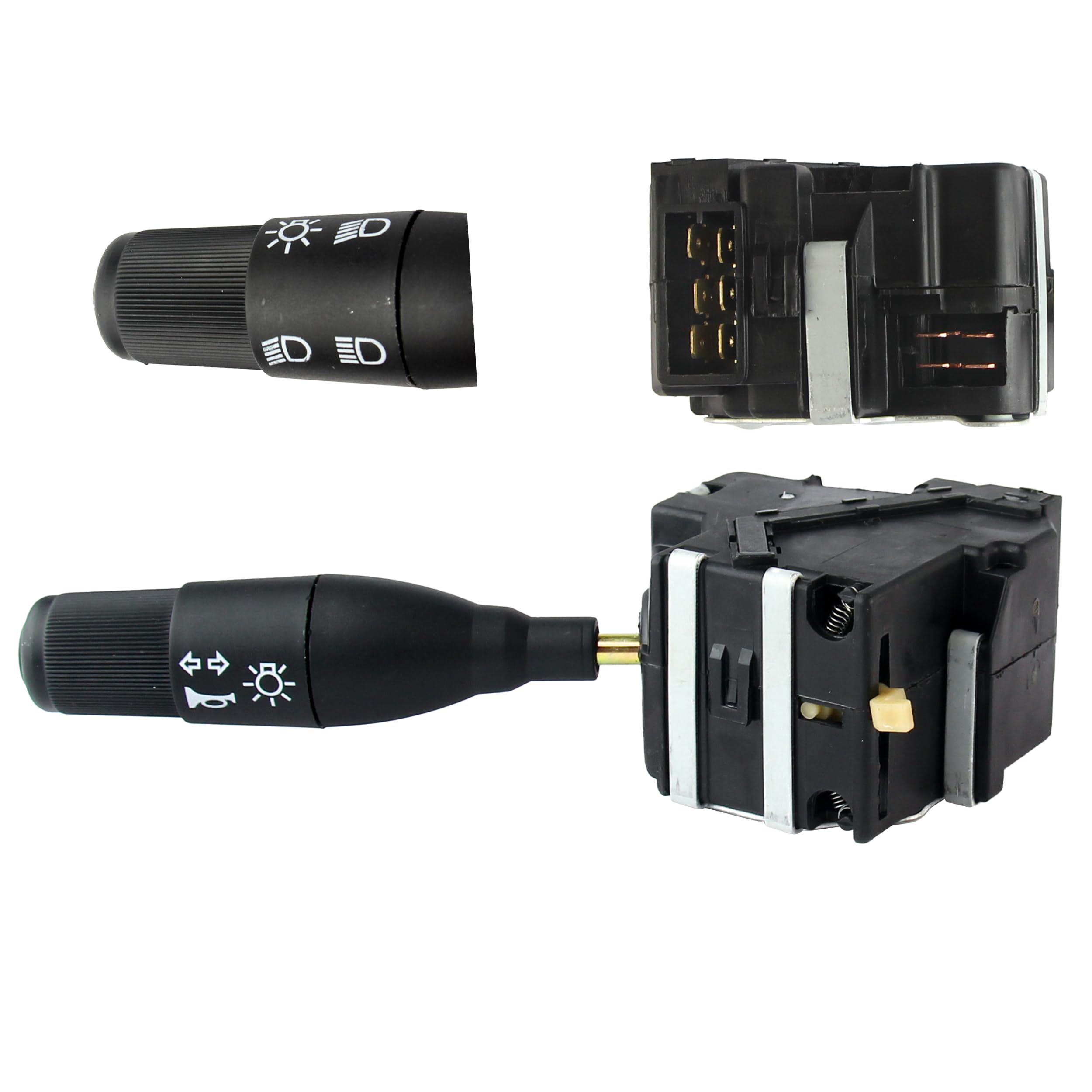 Commodo compatible pour Clio 1, Espace 2, R19 (phase 2) (1990-1999) commande feux, phares, clignotants, klaxon | 7700842114 | 7700803537