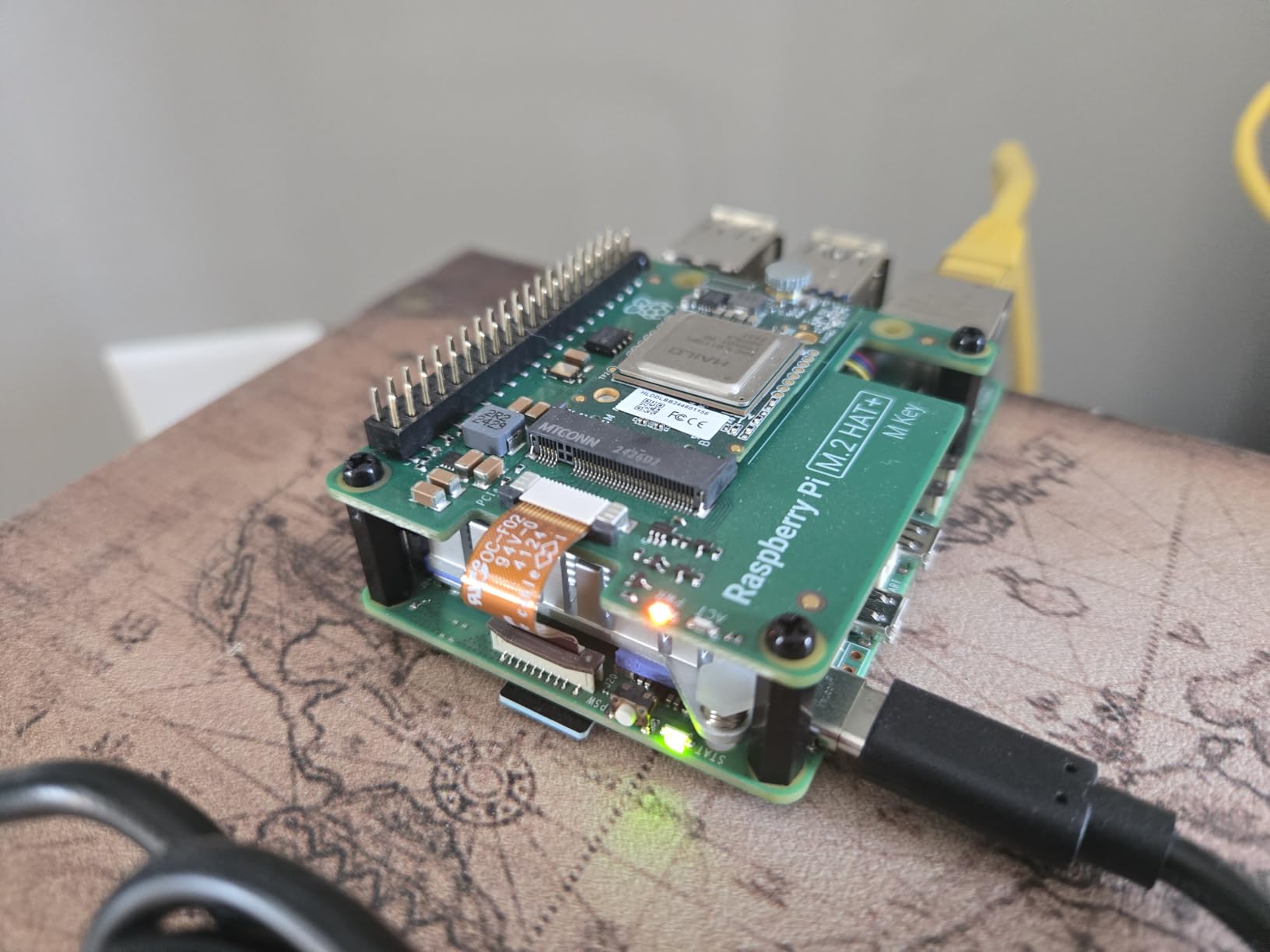 $17/mo - Finance Raspberry Pi AI Kit: M.2 HAT+, Hailo AI Module, 16mm ...