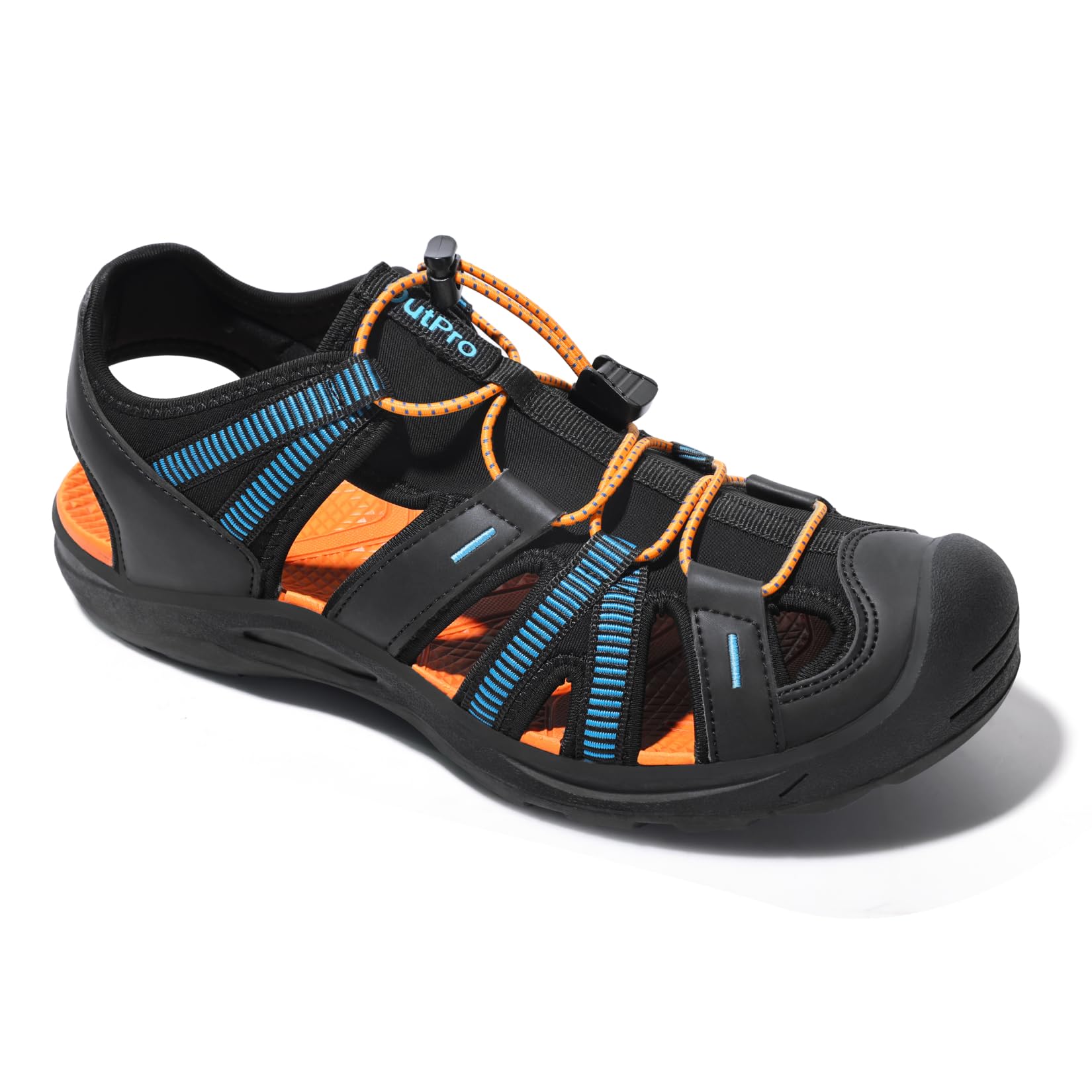OutPro Herren Sport Outdoor Sandalen Wasserdichte Wandersandalen Wanderschuhe Sandale Sommer Bequeme Trekkingschuhe