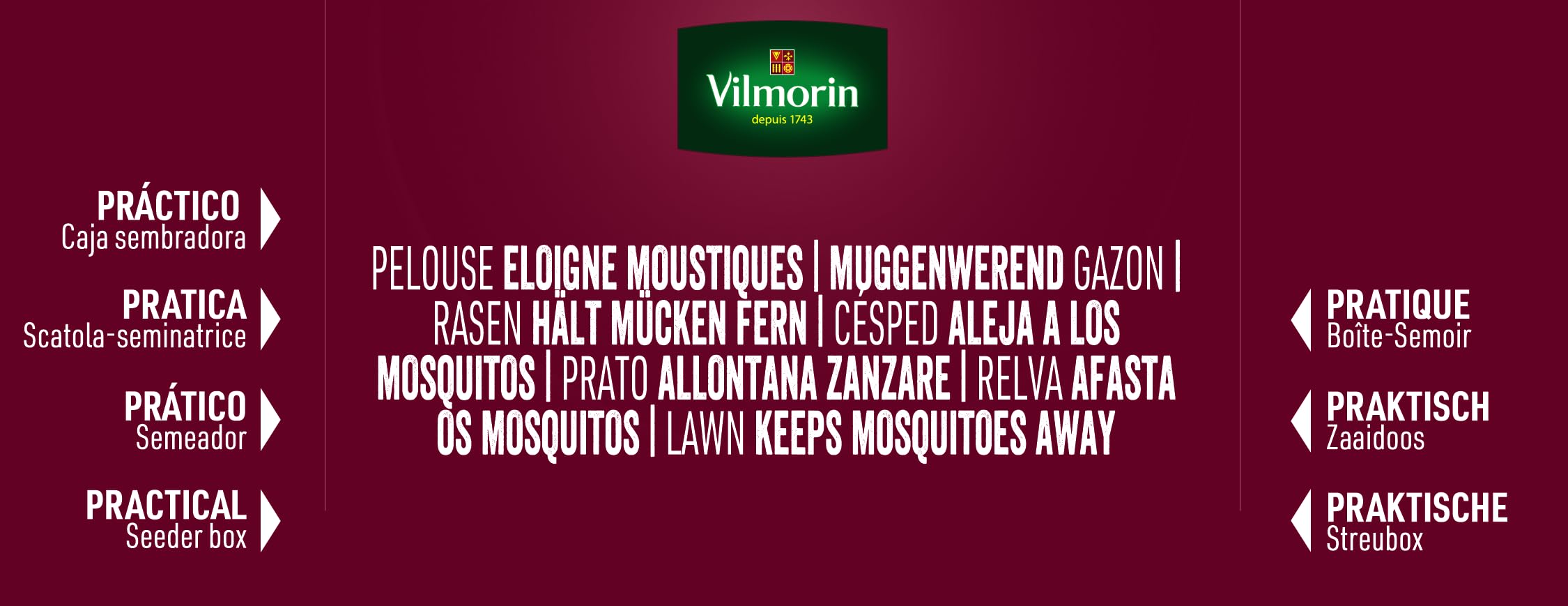 Vilmorin Prato allontana zanzare, semi 1KG