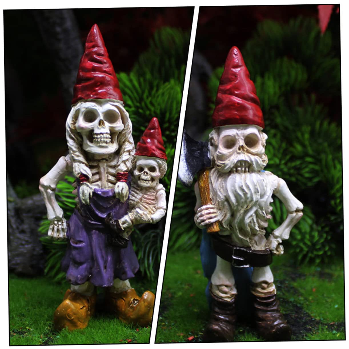 PRETYZOOM 12 Piezas Adorno De Esqueleto Enano Figurita De Esqueleto De De Halloween Adorno Colgante De Halloween Divertida Decoración De Jardín Estatuas De Calavera Miniatura Resina