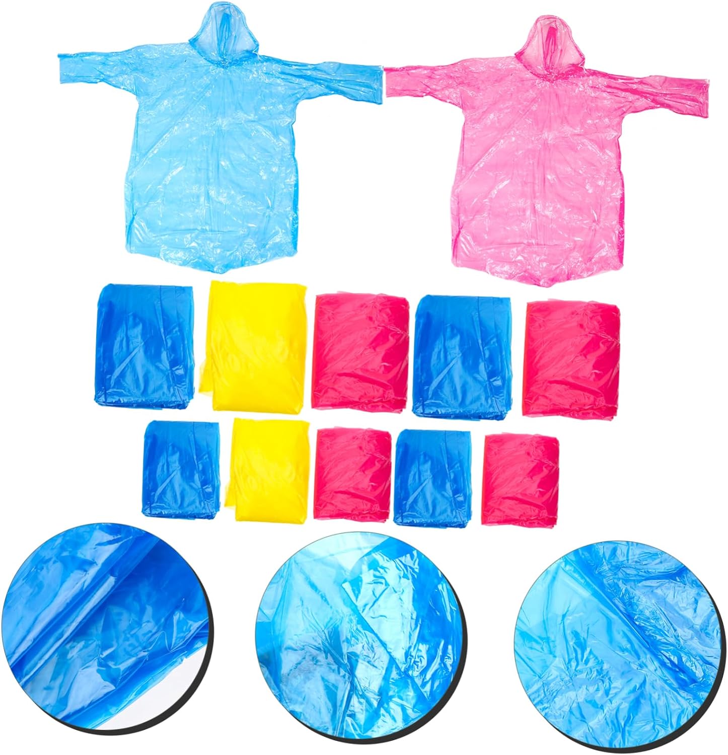 Rain Ponchos Foldable Rain Jacket Waterproof Raincoat Waterproof Ponchos Waterproof Coat Overalls Rain