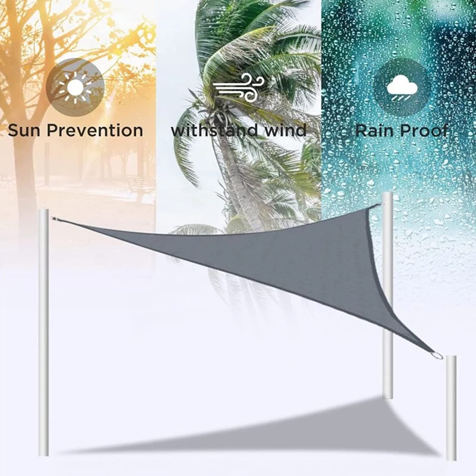 Amazon.com: XCJC Patio Sunshade Cover Canopy, Sun Shade Sail