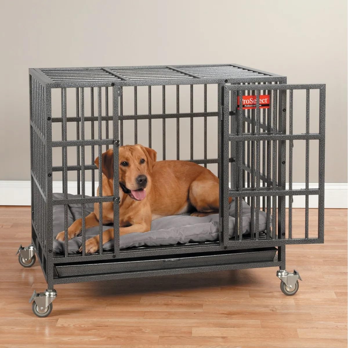 Empire Cage Crate Mat Beds Chew Resistant Heavy Duty Dog Durable Double Stitch Design (Large)