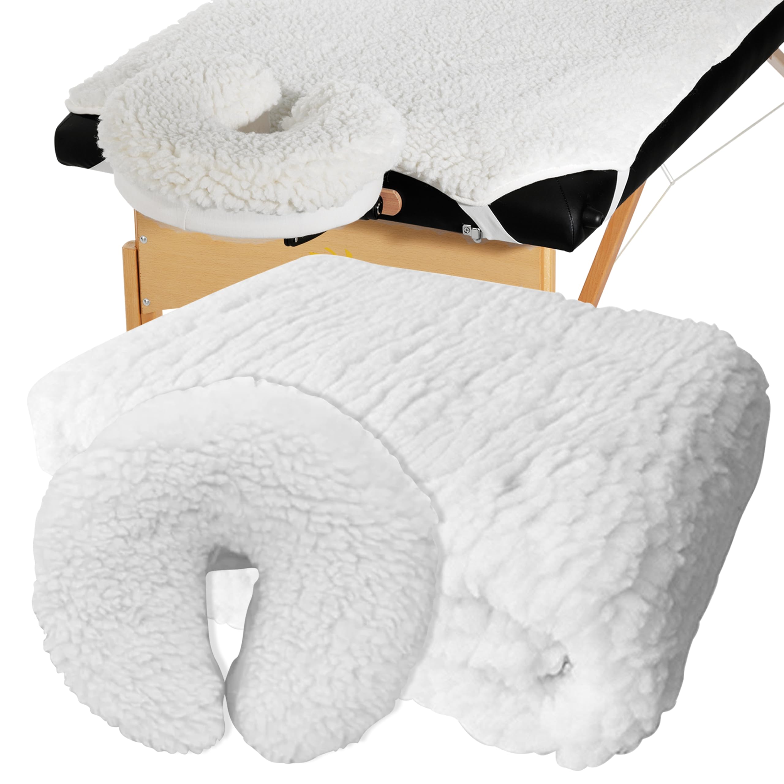 Amazon.com: Fleece Massage Table Pad & Face Cradle Cover by NRG
