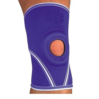 MAXAR Airprene Breathable Neoprene Knee Sleeve Compression Brace for Men & Women, Open Patella, Terry Cotton Lining, All-Way Stretch Compression and Support, NKN-209 XL