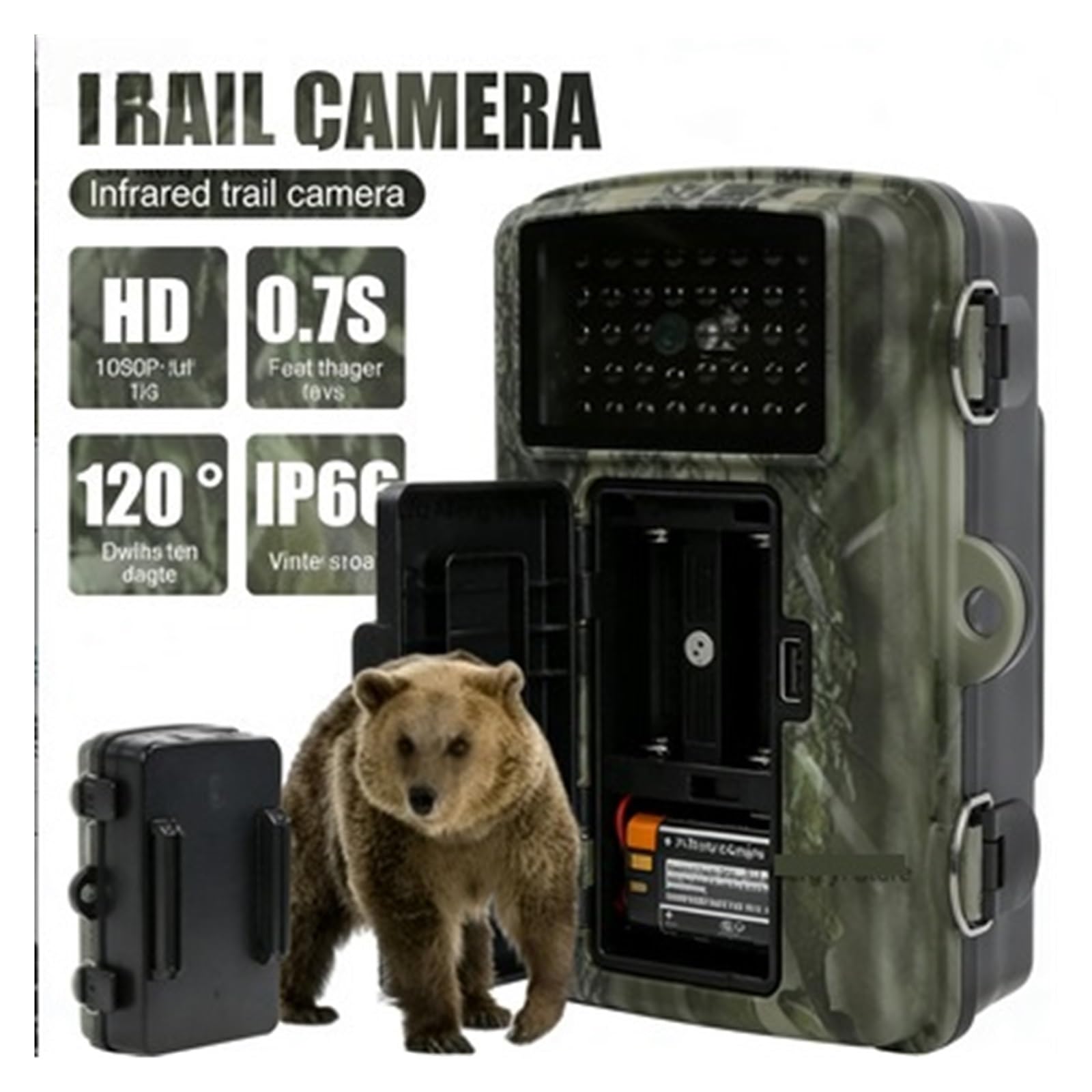 Mini Kamera Obserwacyjna Klasy Premium — 16 MP 1080 P HD Z Profesjonalnym Noktowizorem, Wykrywaniem Ruchu I Wodoodporną Konstrukcją Zewnętrzną WyraźNe Nagranie Wideo