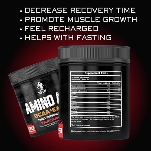 Miniatura 10 de Amino AF BCAA + EAA (Tropical Paradise, 9.5 oz)