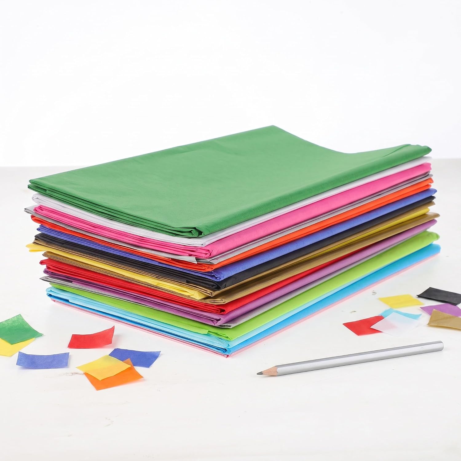 Rainbow Gift Tissue Paper Sheets 26x20 Inch Paper 150pcs for Crafts