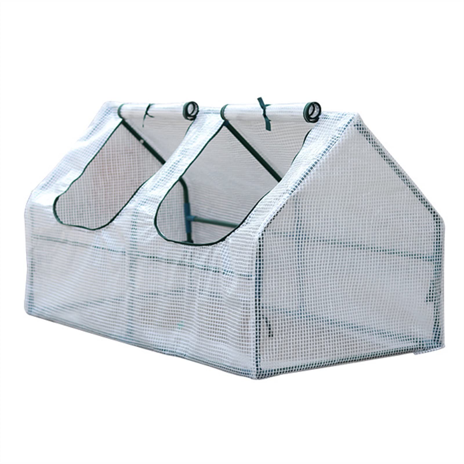 Mini Serre en Plastique Portable, avec 2 Portes latérales zippées et Housse en PE Durable, Serre de Jardinage pour semis, Fleurs, Herbes, légumes (Size : 120 * 60 * 60cm)
