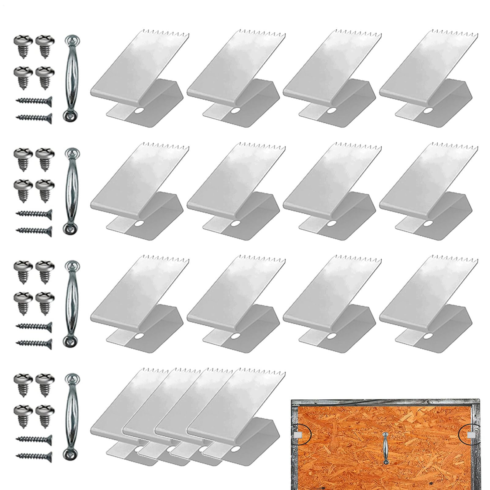 Clips de filet de fenêtre Pinces de fixation réutilisables