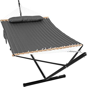 Gafete 2 Person Hammock with Heavy Duty Steel Stand