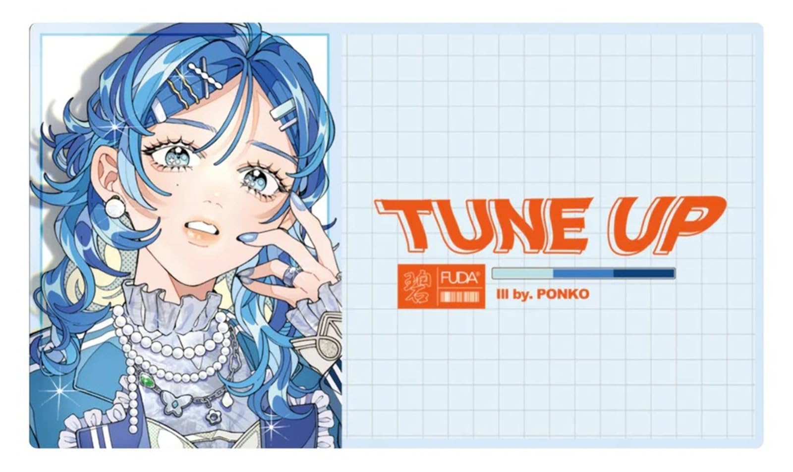 Amazon | FUDA プレイマット「PONKO #1」 トレーディングカード用 PM