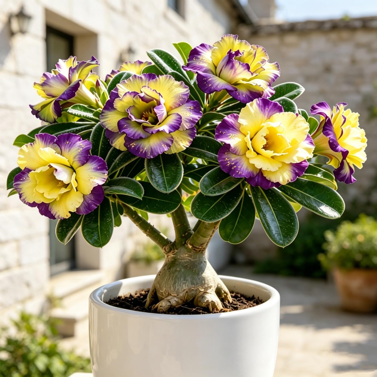 Desert Rose Bulbs — Cold-Hardy & Drought-Tolerant— Suitable for Indoor & Outdoor Displays-1 Bulbs-I — image 1