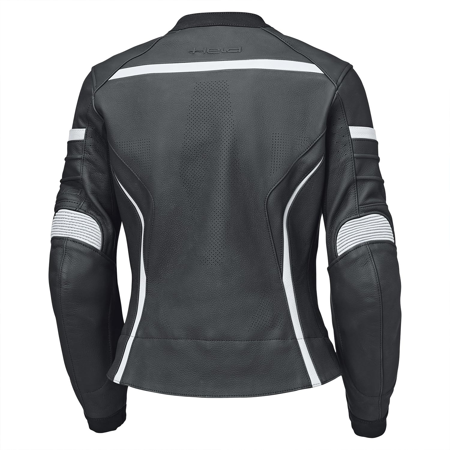 Held Spire 2 - Lederkombi 2 teiler Damen - Soft-Rindsleder - Schutzkleidung AAA - CE zertifiziert EN 17092:2020 - Motorrad Schutzkleidung mit Level 2 - D3O Protektoren - Schwarz-Weiß - Größe 36 | Leder