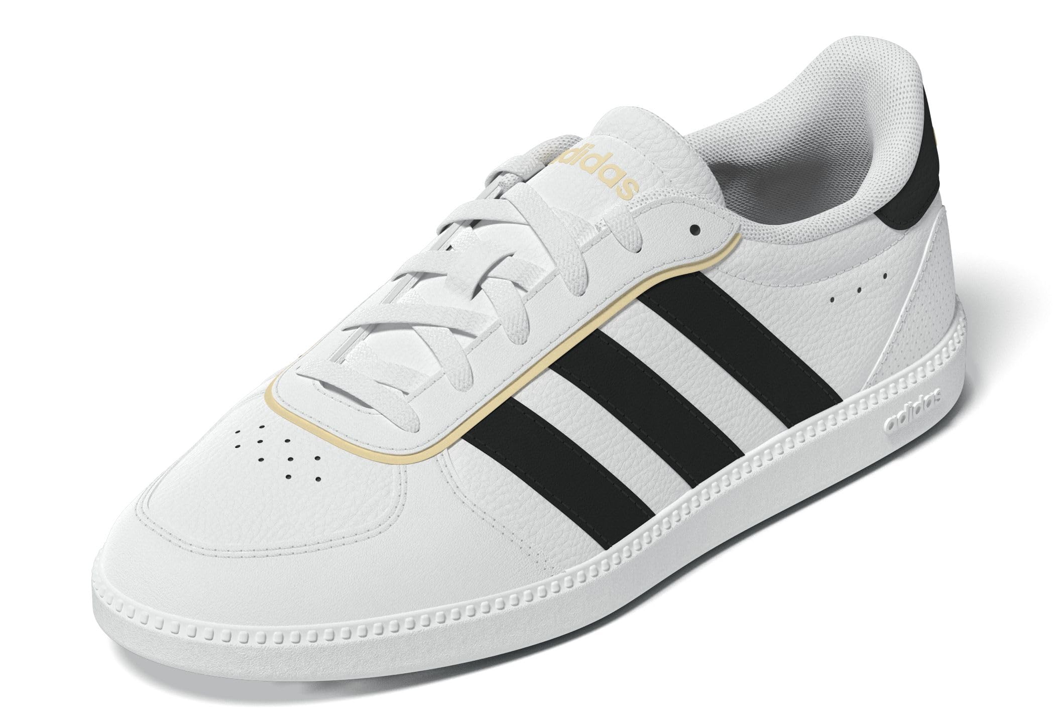 adidas Mixte Enfant BREAKNET Sleek Shoes Junior - FTWR White/Core Black/Orange Tint