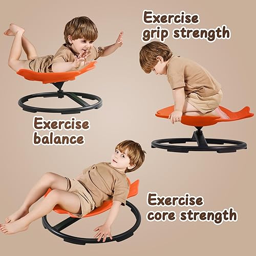 Miniatura 3 de Silla giratoria sensorial de autismo para niños autistas, juguete de asiento giratorio de 360 para niños con autismo y TDAH, silla sensorial de