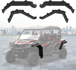 LitMiRaCle UTV XL Fender Flares for Polaris General 1000/4 1000 16-23, Front & Rear Mud Flaps Guards Kit Compatible for Polaris General 1000/4 1000 2016-2023 Accessories, Replace #2884220
