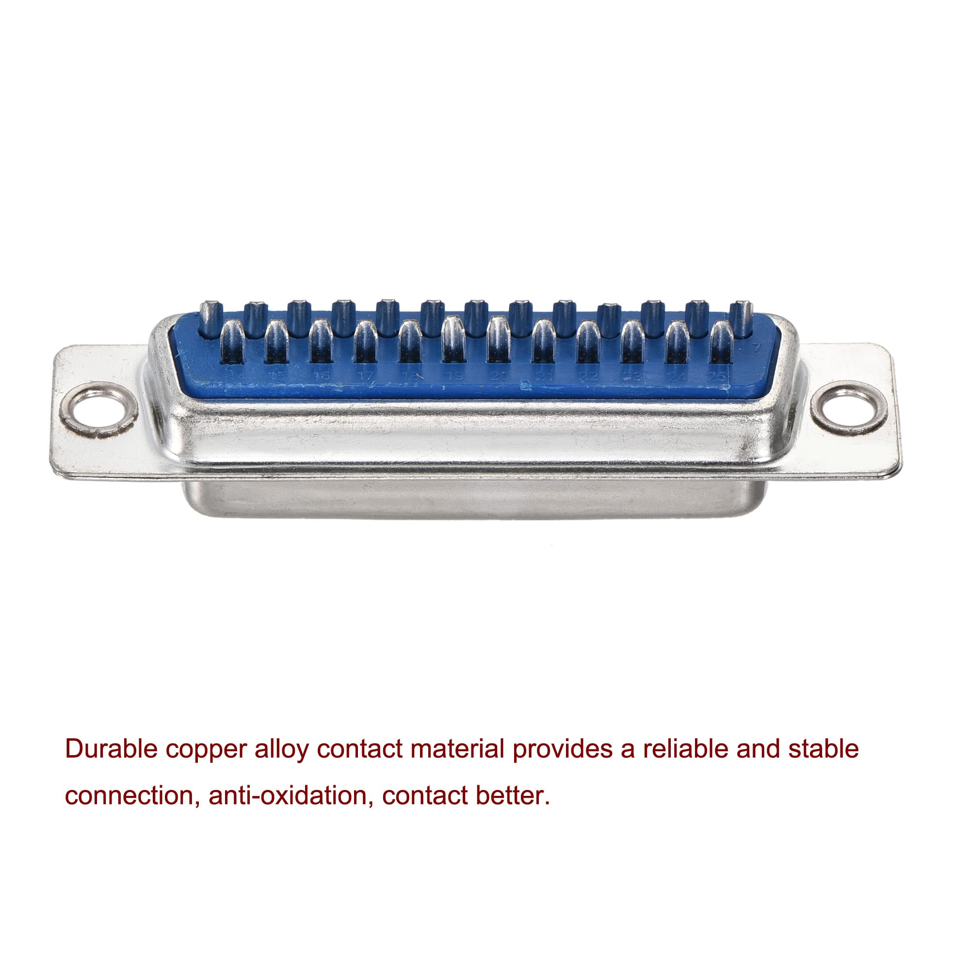 QUARKZMAN D-sub DB25 Connettore Maschio Spina e D-sub Connettore DB25 Femmina Presa 25- pin 2 Righe Porta Terminale 5 Set