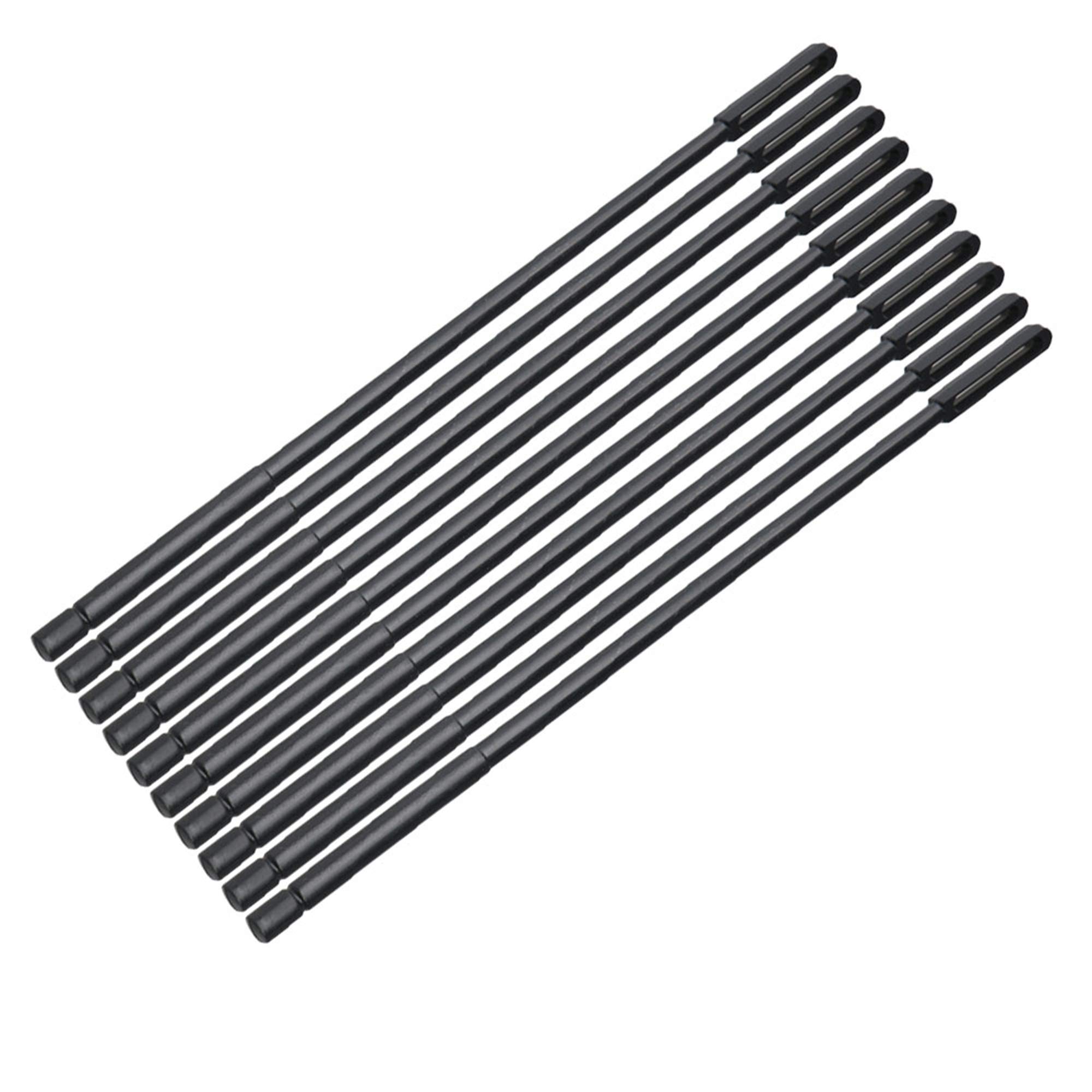 Yibuy 10 pcs Plastic Piccolo Rod Piccolo Tool Musical Parts