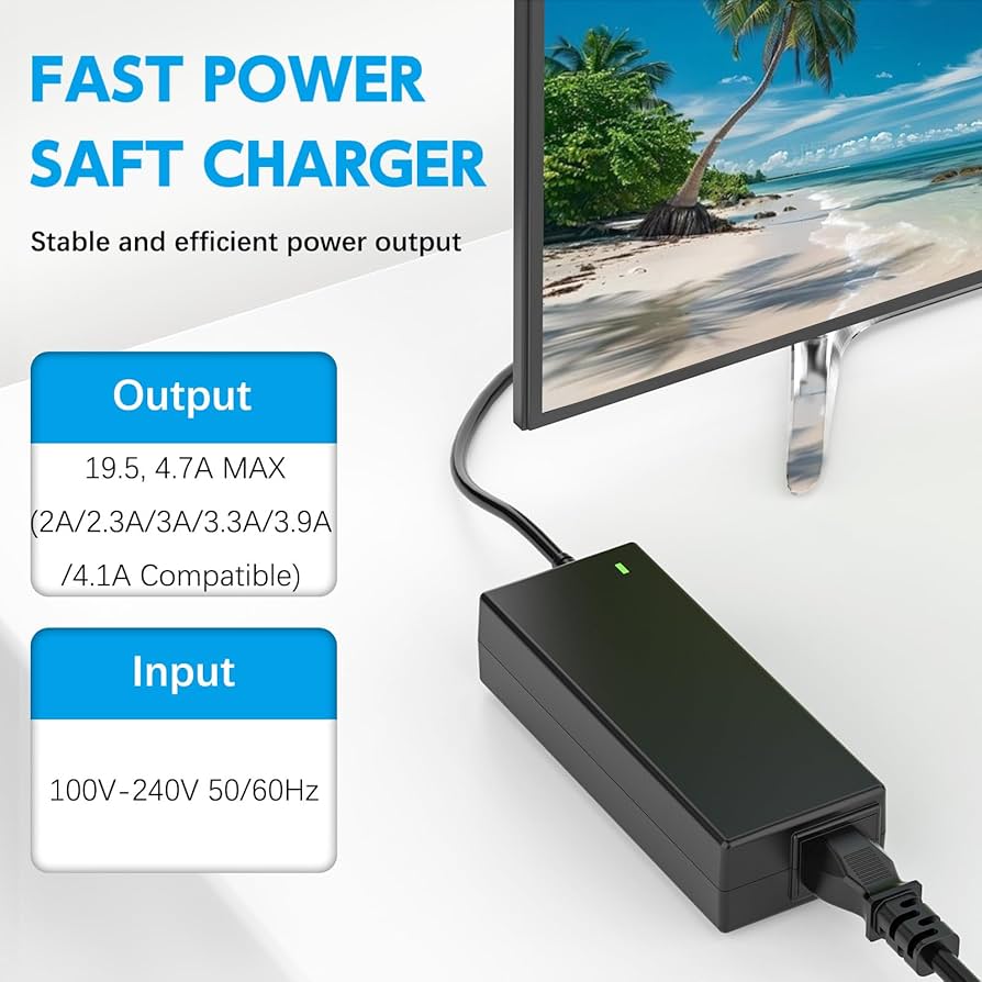 Amazon.com: 19.5V Power Cord Compatible with Sony Bravia TV