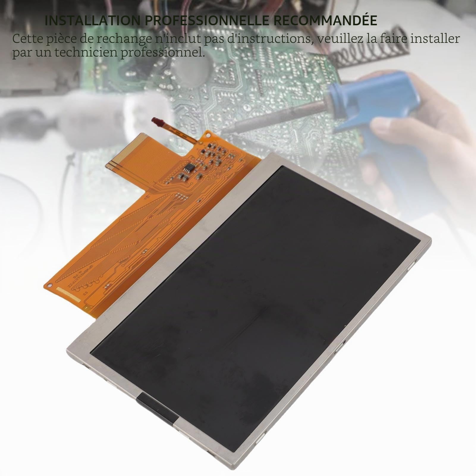 PUSOKEI Écran de Remplacement pour PS Portable 1000 1001 1002 1003 1004, écran LCD Tactile Numériseur de Remplacement pour Pièces de Console de Jeu