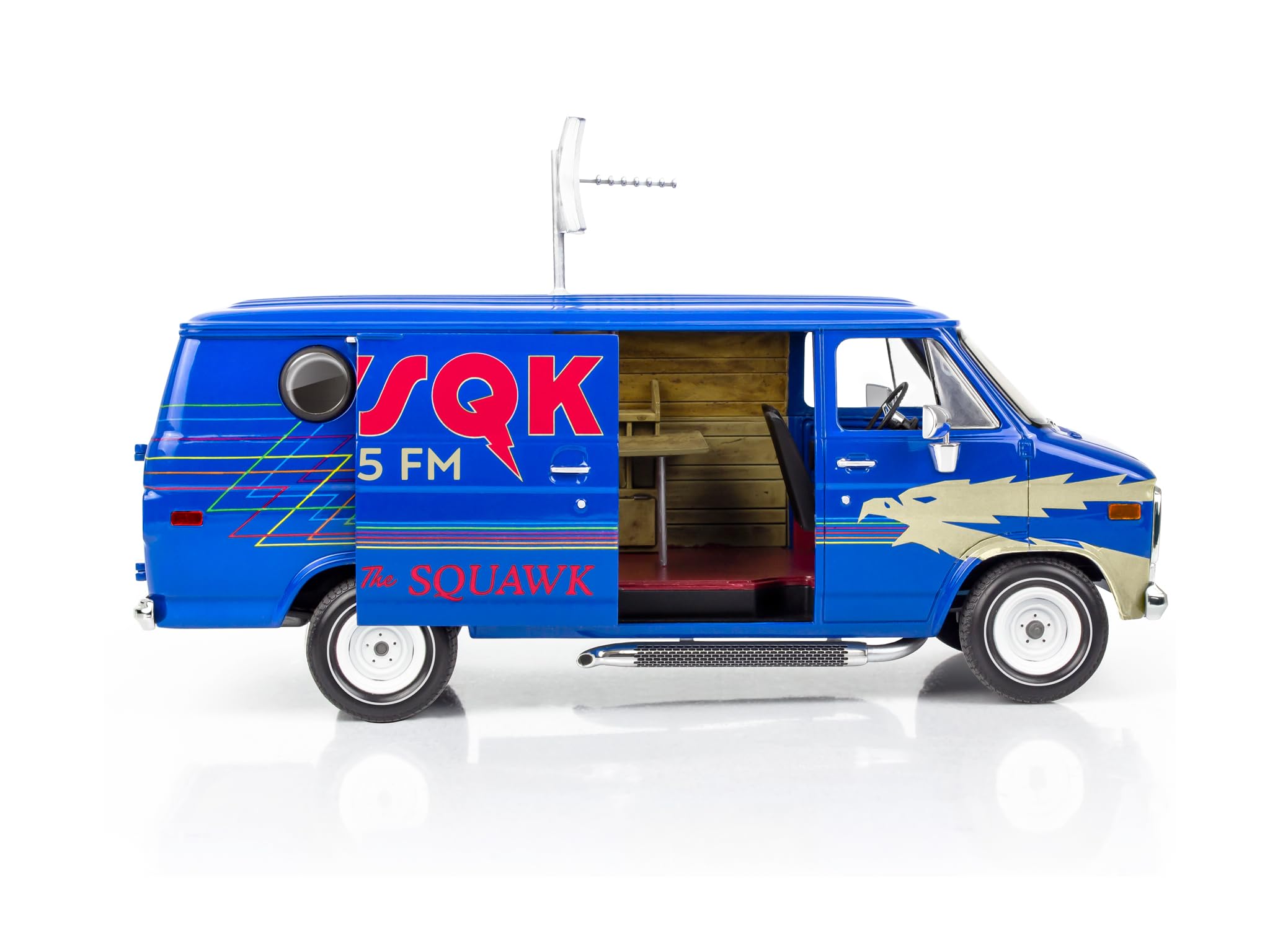 Revell 14578 Stranger Things '77 GMC The Squawk Van 1:25 skala 69-częściowy zestaw do budowania modelu poziomu umiejętności 3