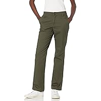 Amazon Essentials Pantaloni Chino Aderenti Elasticizzati Taglio Dritto Donna