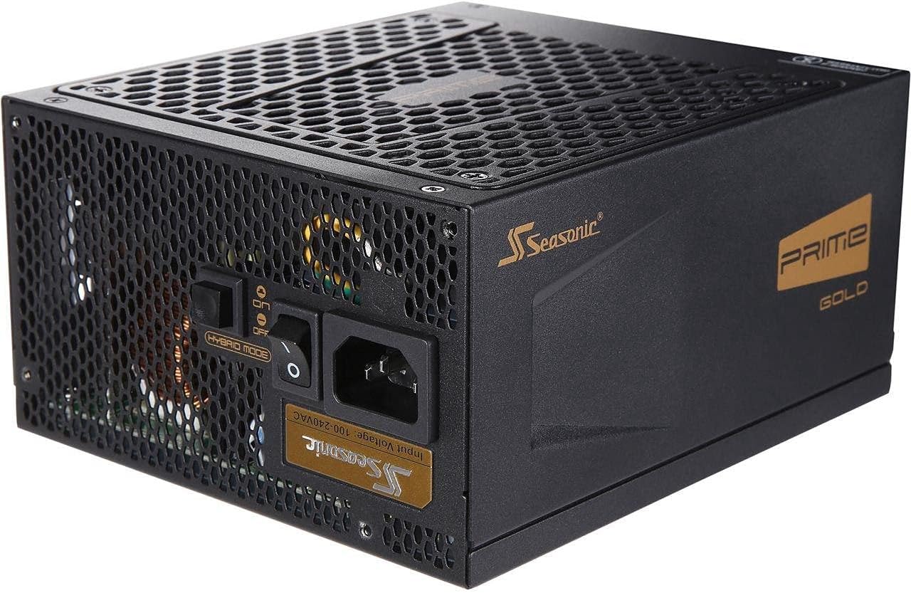 Seasonic PRIME 850 Gold SSR-850GD 850W 80+ Gold ATX12V & EPS12V Full Modular 135mm FDB Fan Power On Self Tester Power Supply (Renewed)