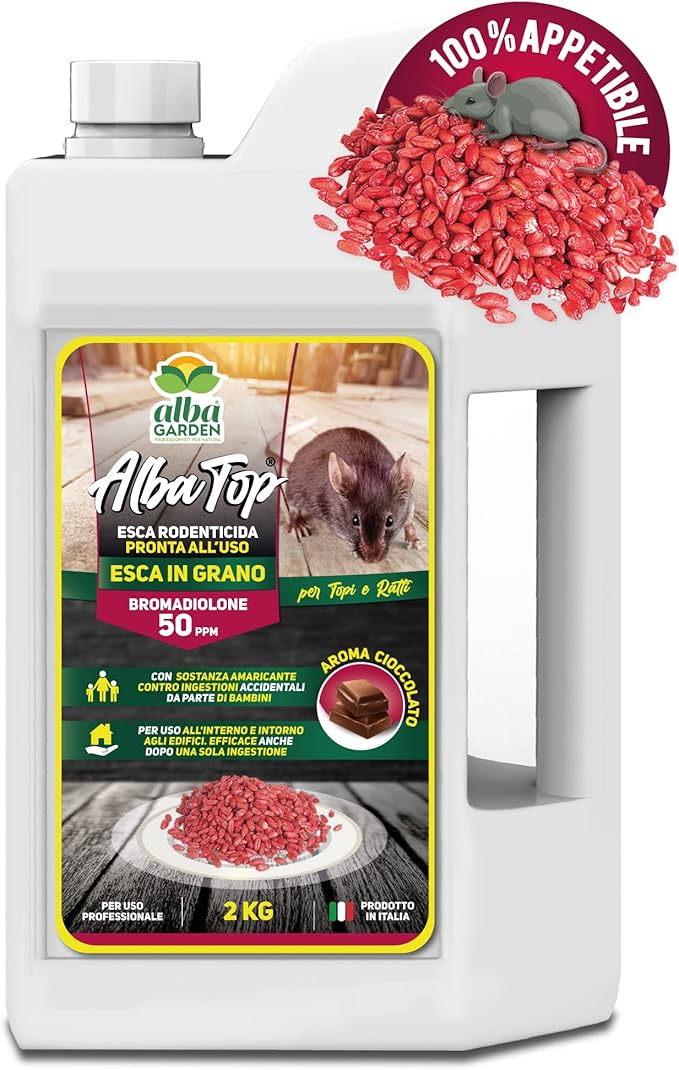 Albagarden Veleno per Topi Professionale, Esca