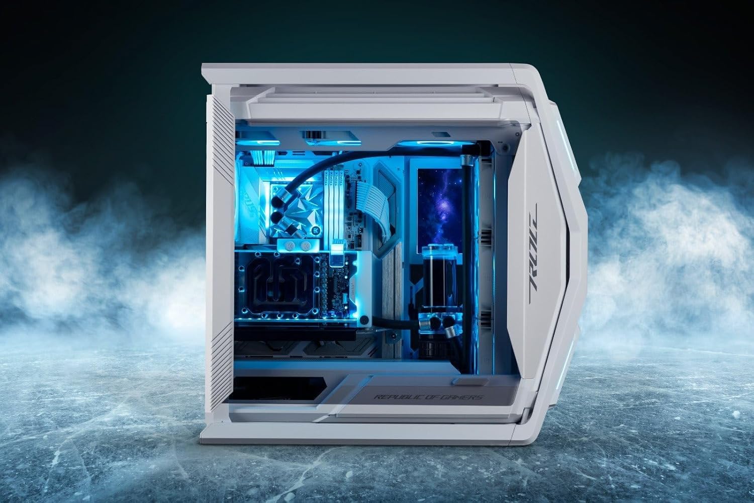 EKWB EK-Quantum Vector 2 Strix/TUF RTX 4090 GPU Water Block, Digital RGB, White Edition