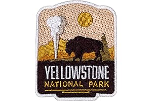Yellowstone National Park Woven Patch