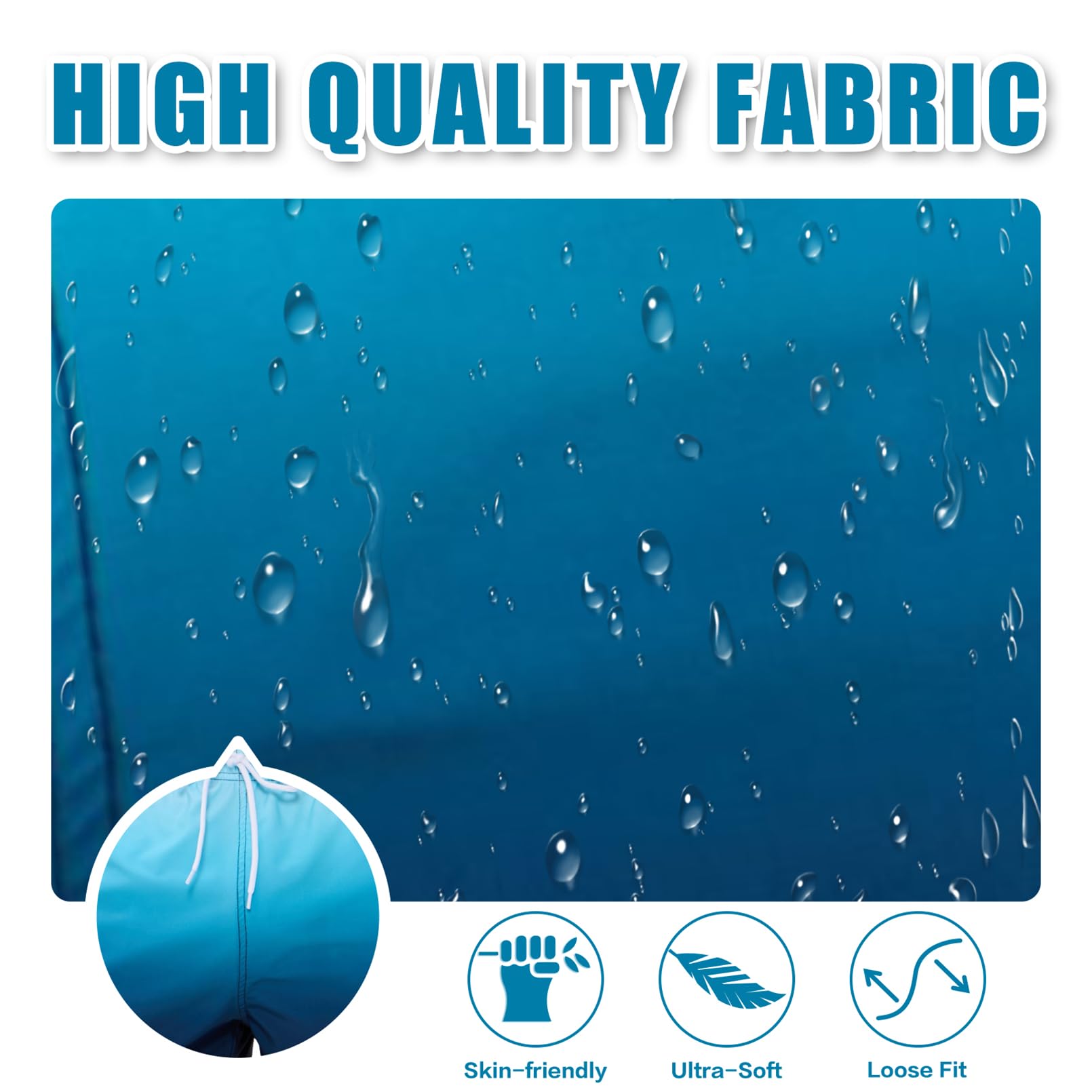 Bañador Hombre de Secado Rápido Impermeable Bañadores Largo, Traje de Baño para Natacion Piscina Corto Pantalones, Verano Shorts Hombre de Playa Arena Deportes