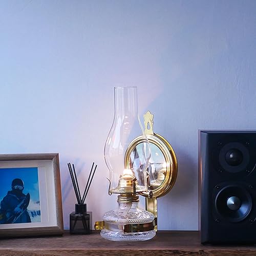 Miniatura 5 de Lámpara de aceite para chimenea, lámpara de huracán, repuesto de vidrio, base transparente de 3 pulgadas x 8 14 pulgadas de altura para pantalla de