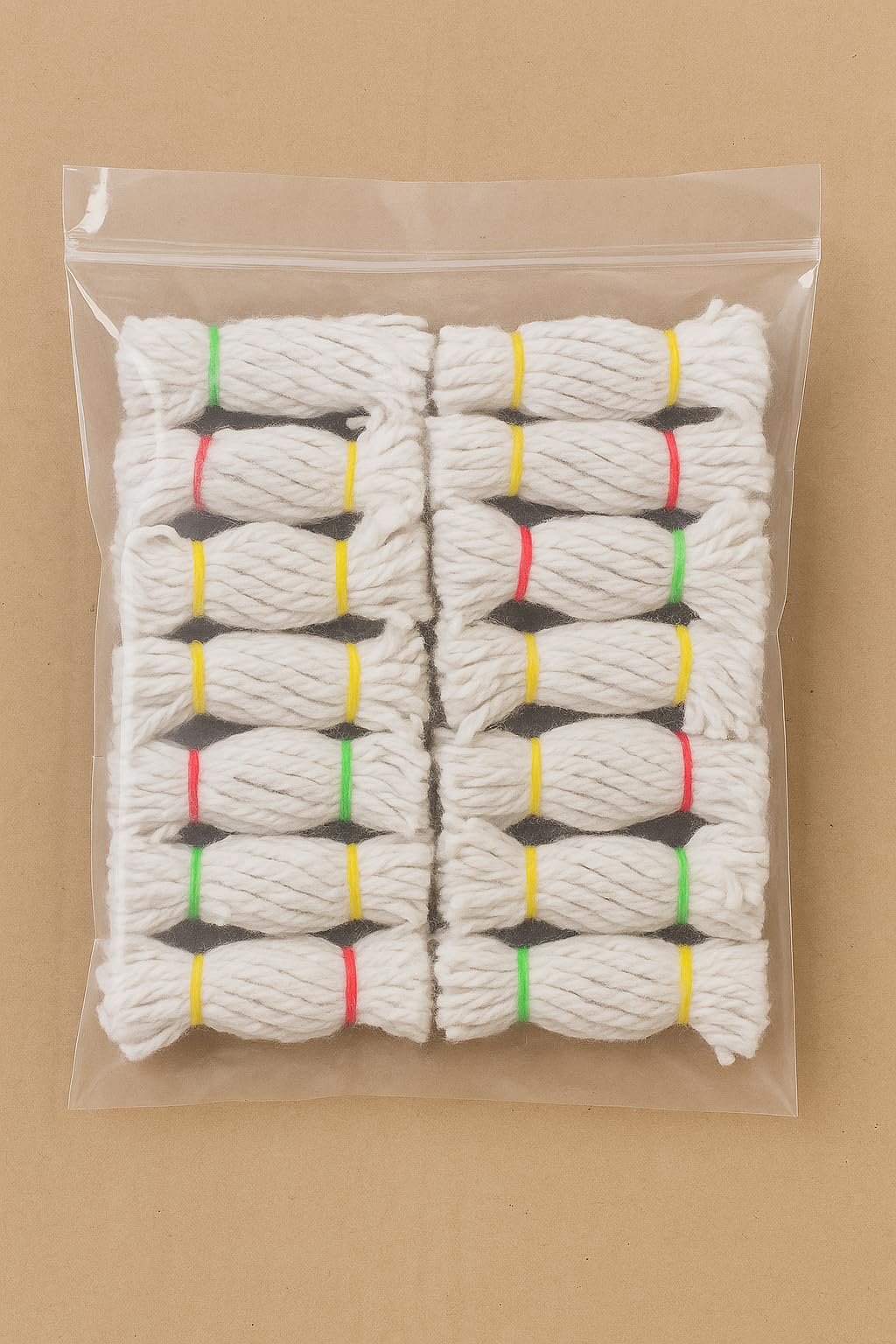 Pure Cotton Wicks for Diya, Oil Lamps, Pooja Rituals, Hand-Twisted Natural Cotton Thread, Smokeless Flame, Chemical-Free, Pack of 1000 Pieces-image-45