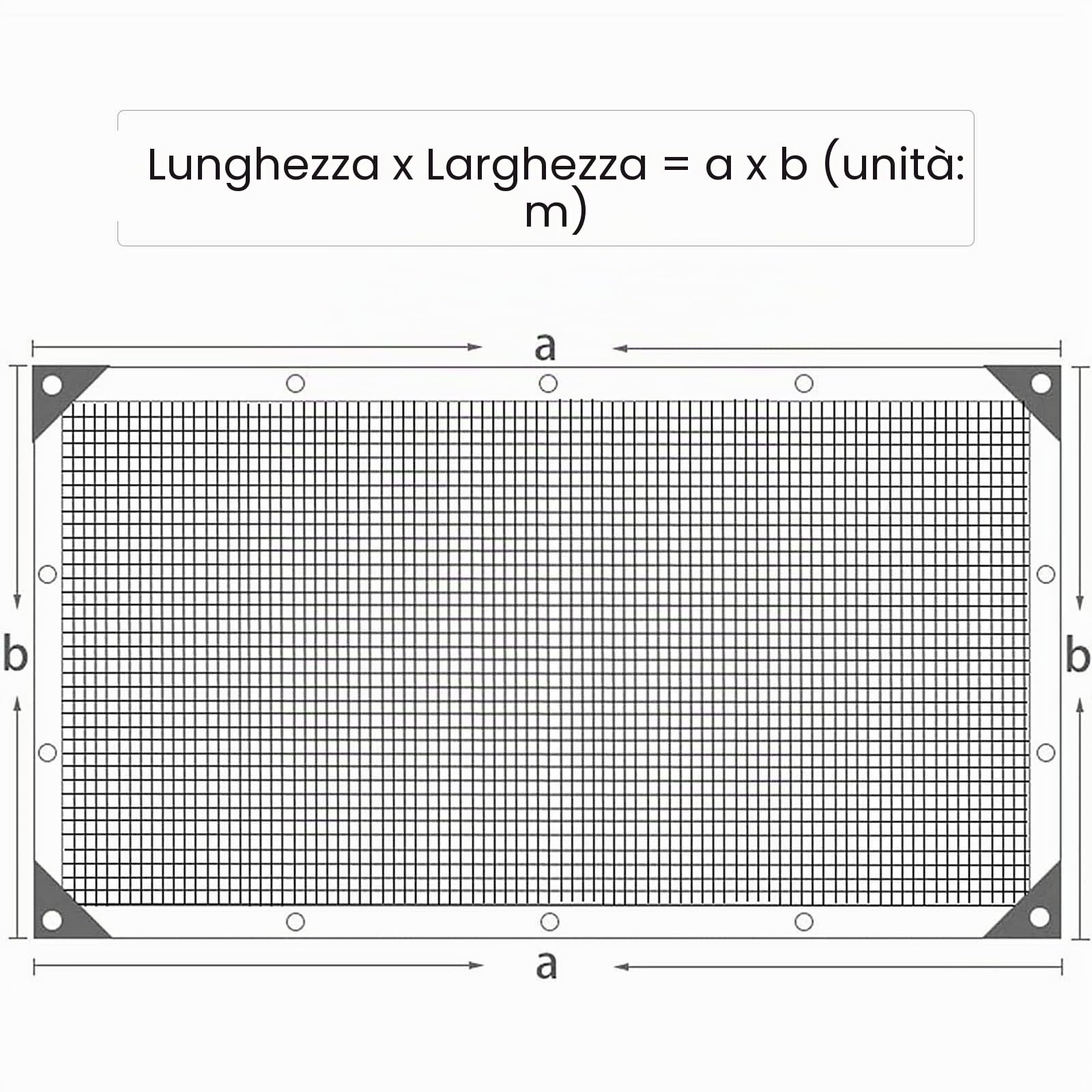 Tende Da Sole Con Effetto Ombreggiante Al 85%-95%, Rete Di Protezione Uv Telo Ombra Traspirante Anti-Età, Per Serra, Balcone, Cortile, Tetto, Patio. (Nero 12-Pin / 2m * 6m / 6.6ft * 23ft)