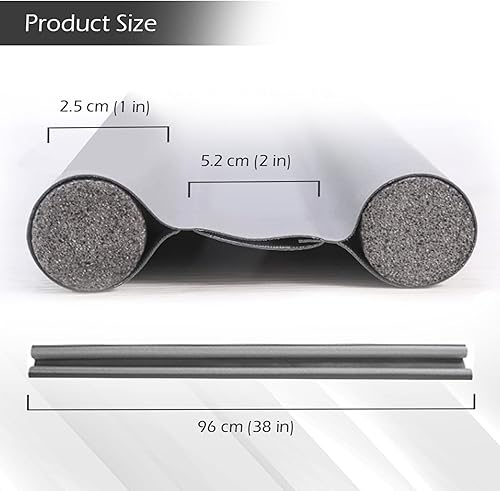 Miniatura 8 de Arrowzoom 1 tira de sellado inferior de puerta PRO de espuma de algodón con cuero resistente al agua tapón de sellado que bloquea el ruido exterior