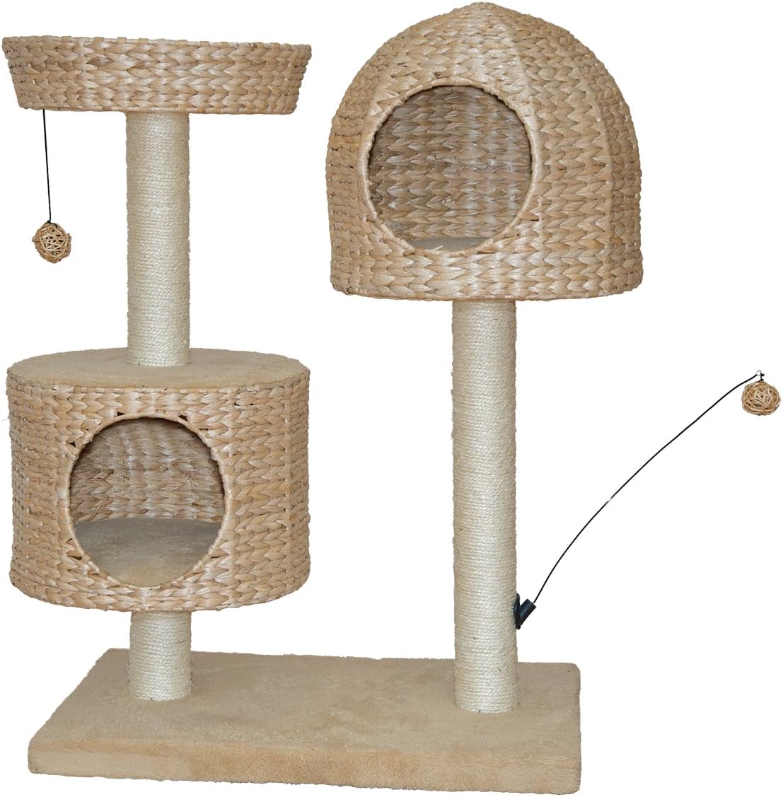 Nobby 6302902 Felisa Cat Scratching Post Beige Water Hyacinth Amazon