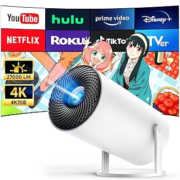 Amazon.co.jp: プロジェクター小型 知能自動台形補正＆270°全