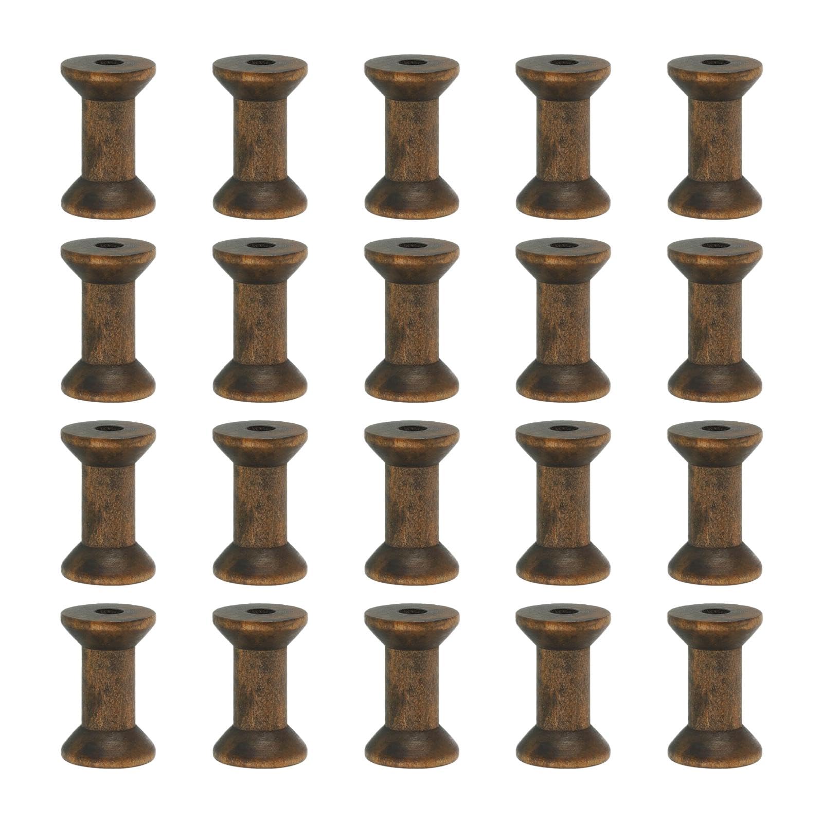 CALANDIS 20Pcs Wood Spools for Crafts for Cord Arts DIY Wood Projects Sewing Machines Coffee Color 3cm | Other Sewing | Sewing | Crafts | CALANDIS 20Pcs Wood Spools for Crafts for Cord Arts DIY Wood Projects Sewing Machines Coffee Color 3cm-image-29