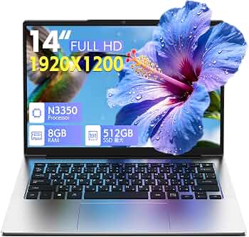 Amazon.co.jp: 【超軽量・薄型】 Wingame ノートパソコン 14インチ FHD