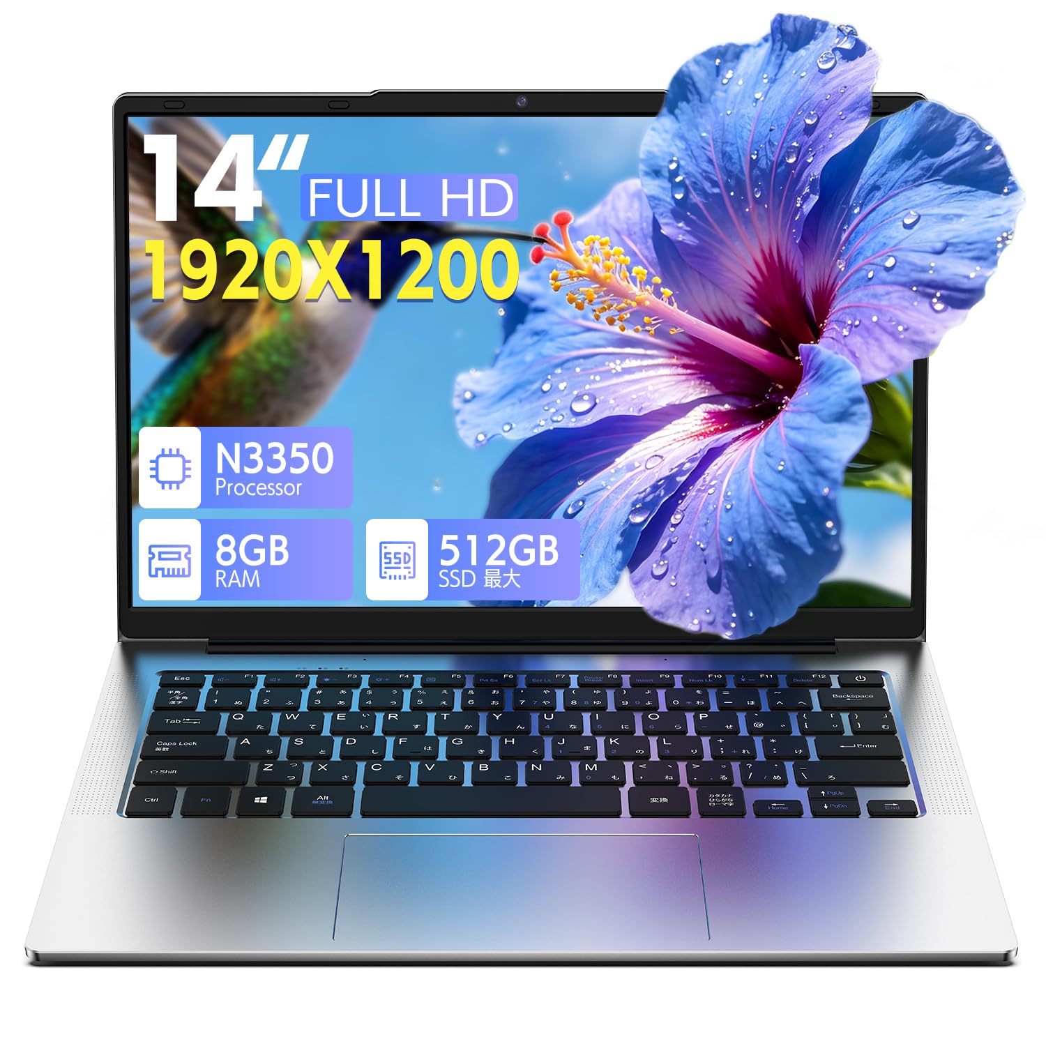 Amazon.co.jp: 【超軽量・薄型】 Wingame ノートパソコン 14インチ FHD